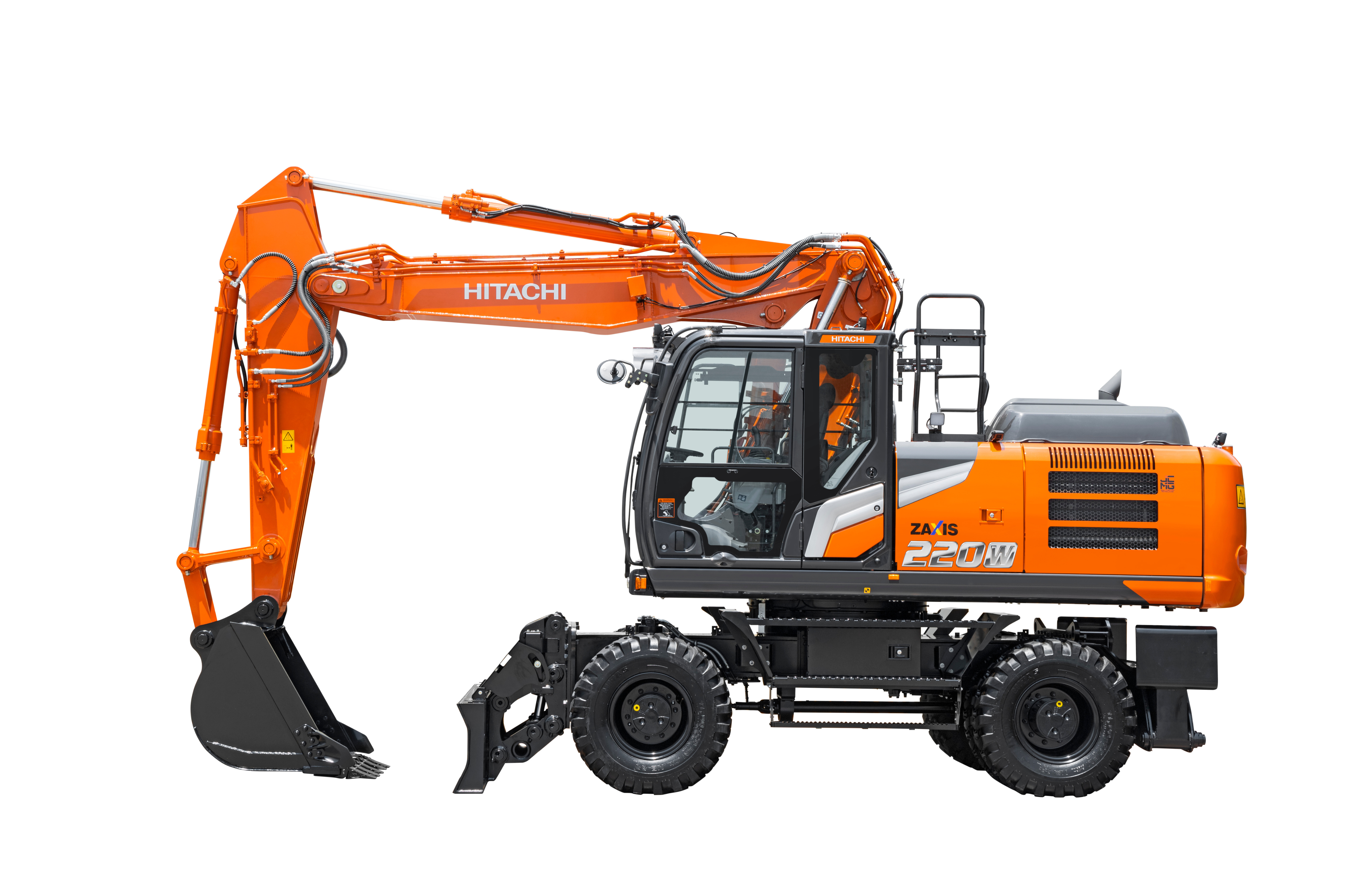 Gravemaskiner på hjul